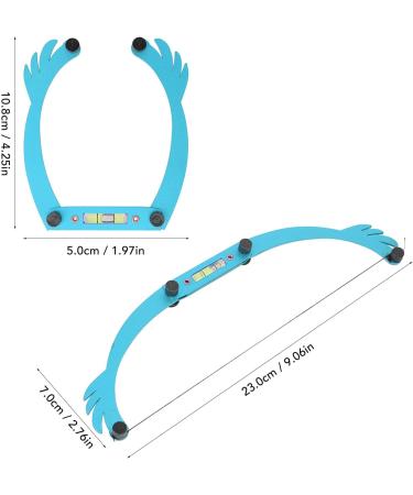 Eyebrow Mapping Tool Locking Design High Accuracy Simple Adjustable Eyebrow Marker Ruler for Salon (Blue) - Buy Online on GoSupps.com