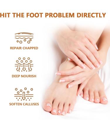 Foot Cream with Horse Oil Soothing and Nourishing Moisturizer for Dry Cracked Feet Softens and Moisturizes Skin Repair Foot Lotion for Feet Hands Heels  - Buy Online on GoSupps.com