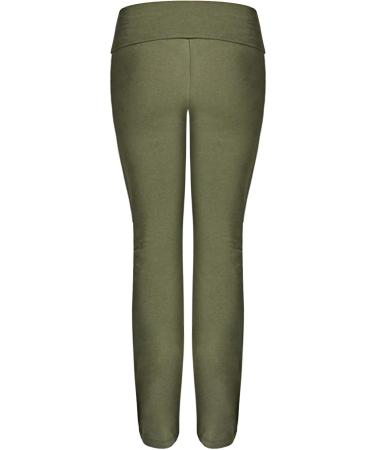 WILLBEST Joggers for Women UK Stretch Lightweight Jogging Bottom Comfort Cuffed Sweatpant Running Fitness Workout Trouser Lounge Pant with Pockets 2119-djufh-armygreen-b L - Buy Online on GoSupps.com