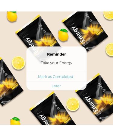 CorVive Energy | Natural Energy & Focus Supplement | with Carnosyn Ashwagandha L-Arginine Theobromine | Zero Sugar 5 Calories 120mg Caffeine | 15 Stick Packs for Mental & Physical Boost | Lemon - Buy Online on GoSupps.com