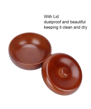 Premium Dustproof & Waterproof Wooden Shaving Soap Bowl with Lid Ideal for Cream Shaving | International Shipping Available - Buy Online on GoSupps.com