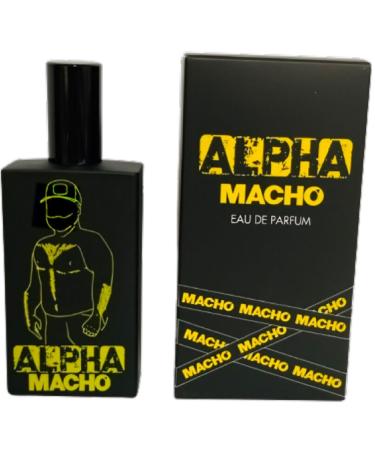 ALPHA MACHO Perfume for Men 100ml - Citrus Spicy Fruity Notes - Energetic & Adventurous Fragrance - Long-Lasting Freshness for the Bold Man
