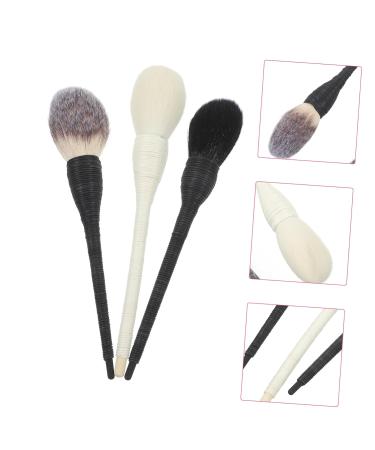 FRCOLOR 3pcs Travel Makeup Brush Set - Powder Foundation Stippling & Large Brushes for Flawless Application | Perfect for On-the-Go Beauty - Buy Online on GoSupps.com