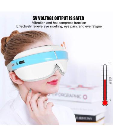 Wireless Eye Massage Device - USB Rechargeable Air Compression Eye Mask for Stress Relief Headache Relief & Relaxation | 4 Massage Modes - Buy Online on GoSupps.com