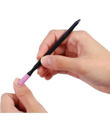 Quartz Nail Art Cuticle Pusher Pen Cuticle Remover Scrub Polish Quartz Pusher Stick Pen Manicure Pedicure Repair Tool - Buy Online on GoSupps.com