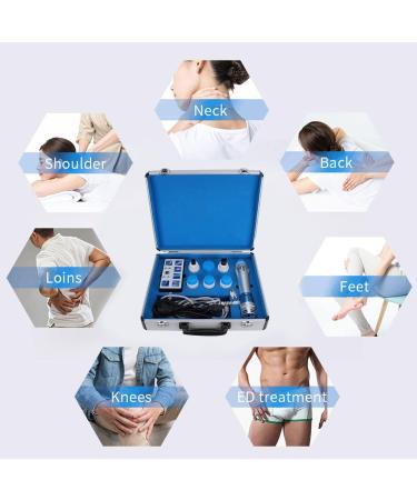 Portable Shock Wave Therapy Device CE Approved ED Treatment & Deep Tissue Massage for Pain Relief in Neck Back Shoulders & Feet - Buy Online on GoSupps.com