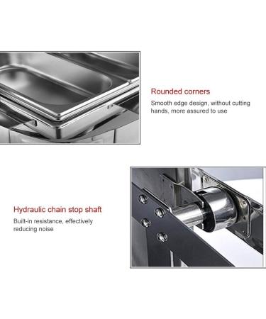 Chafing Dish Stainless Steel Chafing Dish Set Buffet Silver Catering Warmer Set Rectangle Chafing Dish Set for Buffet Catering Kitchen Party(Color:Single Grid) - Buy Online on GoSupps.com