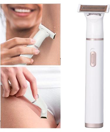 5-in-1 Women's Electric Razor | USB Rechargeable Hair Removal for Face Eyebrows Legs & Armpits | Stainless Steel Easy Clean International Shipping - Buy Online on GoSupps.com