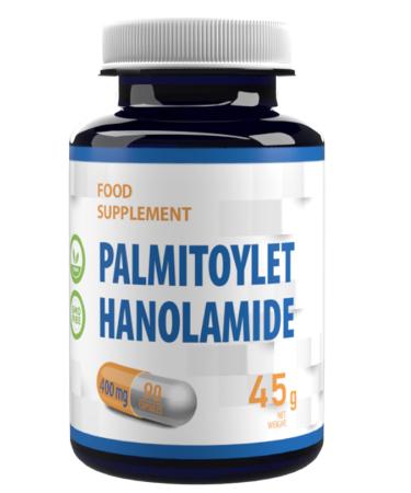 Hepatica Palmitoylethanolamide PEA 400mg 90 Vegan Capsules, Certificate of Analysis by AGROLAB Germany, High Power, Gluten Free and GMO Free
