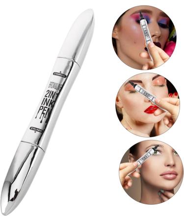  FRCOLOR FRCOLOR Eyebrow Pencil and Eyeliner 2-in-1 Microblading Eyebrow Pen with 4 Fork Tip Applicator Dark Brown Eyebrow Pencil with Eyeliner for Eye Makeup - Buy Online on GoSupps.com