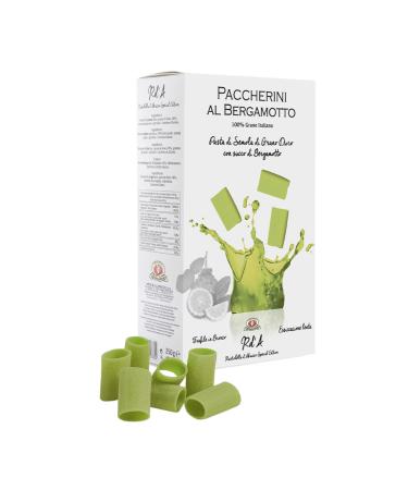 Rustichella d'Abruzzo Rustichella d'Abruzzo | Bergamot Paccherini | Bronze-extruded durum wheat semolina pasta - 1 x 250 g | Artisan short pasta