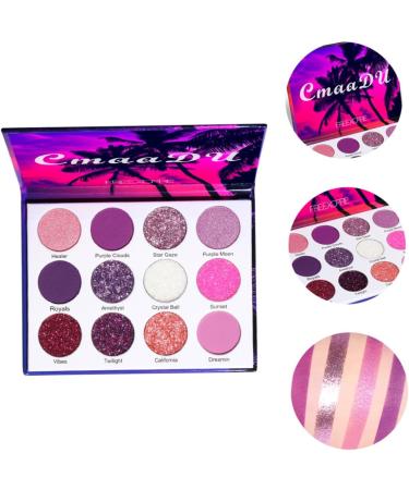 BELLIFFY 1 Box Eyeshadow Palette Glitter Eye Shadow Makeup Palette Makeup Pallet Colorful Plastic - Buy Online on GoSupps.com
