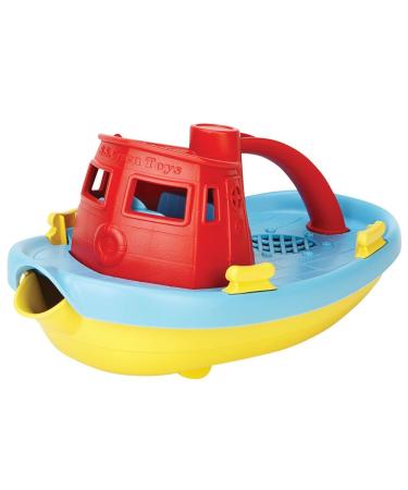 Green Toys My First Tug Boat, Red