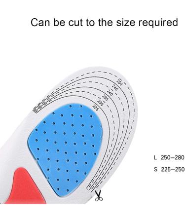 Orthotic Insole Sports Inserts for Plantar Fasciitis & Foot Pain - 28.5cm (US 8.5-11) - Buy Online on GoSupps.com