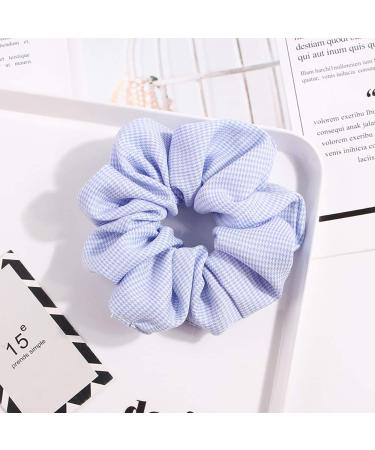Shop 6 Pack Colorful Fabric Hair Tie Scrunchies for Women | Soft Elastic Ponytail Holders & Hair Accessories - Buy Online on GoSupps.com