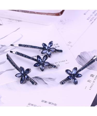 minkissy 4 Pairs Wedding Headpiece for Bride Rhinestones Hair Barrettes Flora Hair Barrette Hair Pins Hair Jewelry Elegant Hairpin Pearl Hair Clips Fashion Hairpin Diamond Pair Clip Miss - Buy Online on GoSupps.com