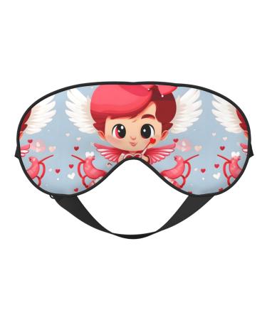 Love Messenger Unisex Elastic Adjustable Buckle Design Blackout Sleep Eye Mask for Home Travel Yoga Office Nap