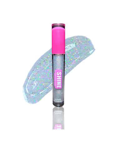 Shop Stunner Shades | Stunn Shine Glittery Holographic Lip Gloss For A Sparkly Finish Infused With Coconut Oil Vegan & Cruelty-free (Glittery Clear 0.15 Fl Oz) Glittery Clear 0.15 Fl Oz (Pack of 1)