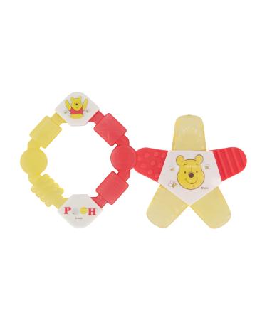 Disney Baby Winnie The Pooh Diamond and Star Water Filled Teether Toys  BPA Free