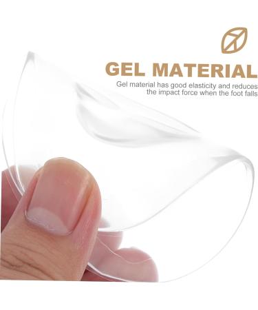 4 Pairs Metatarsal Sleeve Pads - Clear Forefoot Cushions & Adhesive Heel Inserts for Pain Relief | Gel Foot Pads for Comfortable Shoes - Buy Online on GoSupps.com