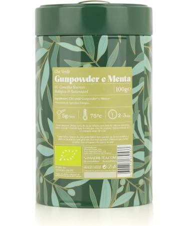 Th Vert - 100g - Th Vert Gunpowder la menthe - Ar me doux et frais - Propri t s antioxydantes - Niveau de caf ine 5 - Portugaise - Produit Gourmet - Buy Online on GoSupps.com