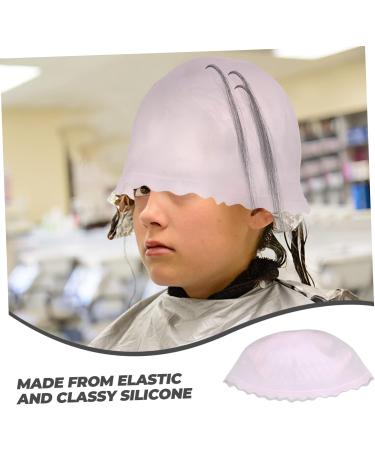 VINTORKY Silicone Highlighter Cap Dyeing Color Caps Reusable Hair Coloring Caps Hair Dyeing Cap Hair Highlighting Hat Crochet Hook for Hair Crochet Hats Hair Staining Cap - Buy Online on GoSupps.com