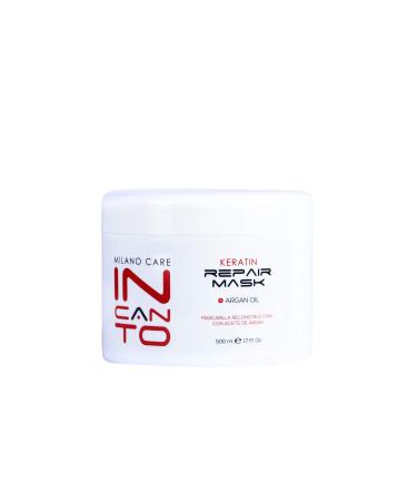 Milano Care Incanto Keratin Repair Mask   Keratin Protein Hair Mask Infused with Argan Oil - Paraben & Sulfate Free Hair Repair & Strengthening Treatment for Dry or Damaged Hair 250 ml/8 Fl Oz