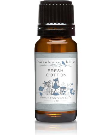 Barnhouse Blue Fresh Cotton Premium Grade Fragrance Oils - for Candle Soap Making & More - 10ML Fresh Cotton 0.34 Fl Oz (Pack of 1)