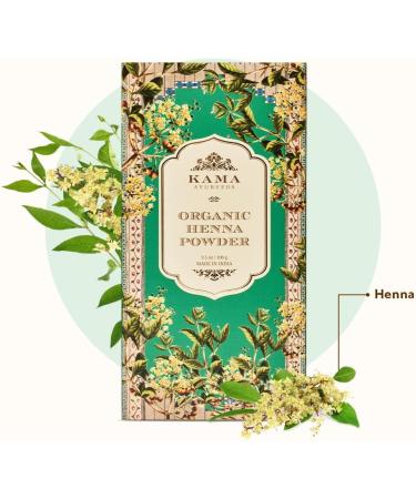 Kama Ayurveda 100% Organic Henna Powder 100g - Buy Online on GoSupps.com