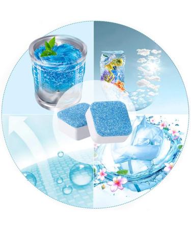 5 Tab Washing Machine Cleaner Deep Cleaning Descaler Detergent Effervescent Tablet Washer Cleaner Oxygen Cleaner Decontamination - Buy Online on GoSupps.com