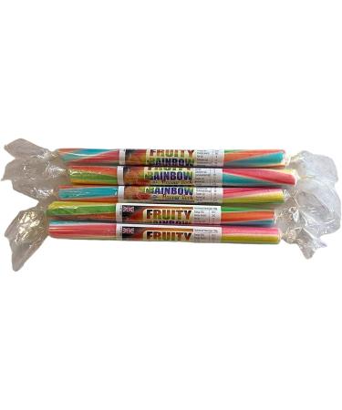 50 X Assorted Mint & Mixed Fruit Rock Sticks Handmade Traditional Rainbow Classic Sweets Retro Seaside Gift Wholesale Confectionery - Buy Online on GoSupps.com