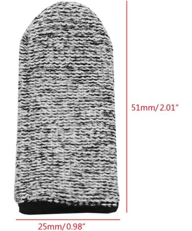 Reusable Anti-Cut Finger Covers - 10PC Gray Protector for Work | Fingertip Bed Protection - Buy Online on GoSupps.com