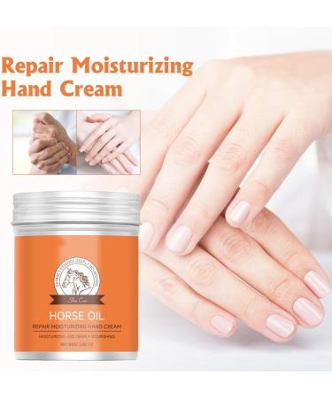 HAPPYWOO Hydrating Hand Cream with Horse Oil Hand Care Antifreeze Anti-Crack Moisturizing Refreshing and Non-Greasy - Buy Online on GoSupps.com