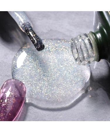 15ML Nail Phototherapy Gel Nail Varnish UV Nail Gel Colorful Nail Gel Top Coat Gel Gel Nail Polish Shiny Glitter - (Color: 3)