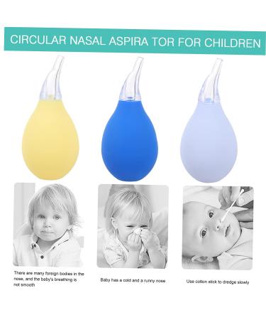ULTECHNOVO 6pcs Baby Nasal Aspirator Set - Manual Nose Cleaner for Newborns and Infants, Nose Suction Snot Device with Silica Gel Tip - Buy Online on GoSupps.com