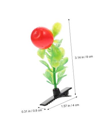 KALLORY 56 pcs Plant Girls Mixed Style Toddler Barrettes - Mini Sprout Hairpins Pins for Kids Party with Grass Sprouts, Little Mushrooms, Butterflies - Novelty Simulation Barrette Set - Buy Online on GoSupps.com