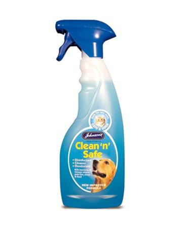 Johnsons Clean 'n' Safe Spray for Cage Birds 500ml 700g - Bulk Deal of 6x