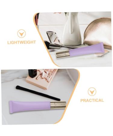 Buy 2pcs Purple Frosted Eye Tools - Empty Cosmetic & Essential Oil Tubes | Zinc Alloy Travel Cream Containers Worldwide Shipping - Buy Online on GoSupps.com