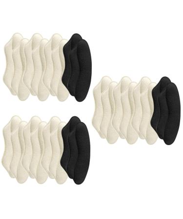 FRCOLOR 12 Pairs Follow up Heel Pads Shoe Heel Shoe Inserts for Women Heel Liners Prevention Pad Heel Shoe Filler Heel Protector Liner Heel Inserts Outdoor Yellow Gum Sticker