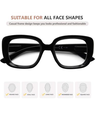 Eyekepper Reading Glasses for Women - Stylish Black +2.75 Diopters | International Shipping Available - Buy Online on GoSupps.com