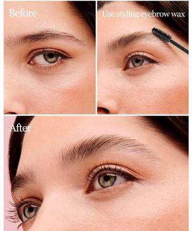 Laluerck Long Lasting Transparent Eyebrow Wax Easy to Apply Longwear Eyebrow Gel for Women Girls Makeup - Buy Online on GoSupps.com