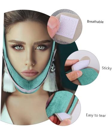 WOONEKY 1pc Thin Face Belt Face Lifting Belt Lift Mask Tightening Band Strap Graphene Green 60X10.5X1cm Green - Buy Online on GoSupps.com