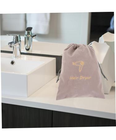 Baluue 2pcs Drawstring Storage Bag Travel Makeup Bag Portable Travel Organizer Bags Hair Dryer Case Cloth - Buy Online on GoSupps.com