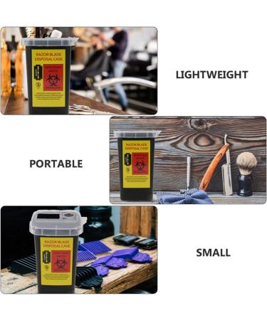 Sherchpry 2-Piece Razor Blade Storage Box | Durable Plastic Container for Used Razor Blades - The Razor Factory - Buy Online on GoSupps.com