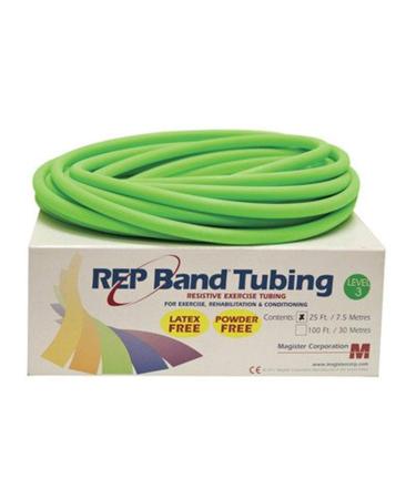 Rep Band Latex-Free Tubing - 25' - Level 3/Green