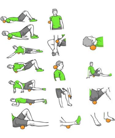 Buifulsic Spiky Massage Ball - Core Training & Muscle Relief - Mini 6.5cm Wellness Device for Deep Tissue Massage - Pink - Buy Online on GoSupps.com