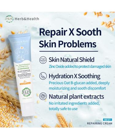 HH Oat High Performance Repairing Cream (40g) - Nourish & Revitalize Skin | International Shipping Available - Buy Online on GoSupps.com