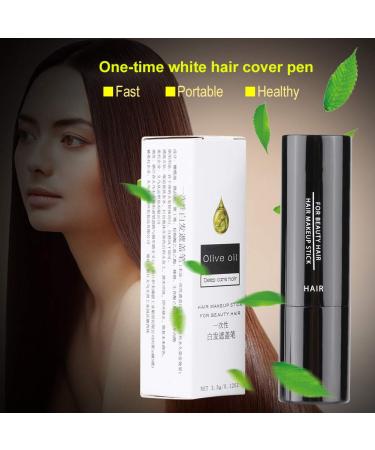 Angrek 3 Colors Hair Color Pen - Temporary Lipstick for Gray & White Hair Coverage | DIY Makeup Stick for Black Hair - Buy Online on GoSupps.com