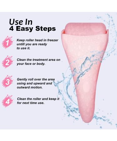 Buy Ice Roller for Face & Eye Puffiness Relief - Reusable Ice Mold Beauty Set - Buy Online on GoSupps.com