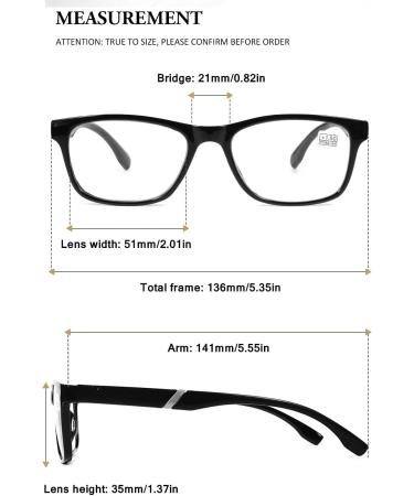 Vevesmundo 6-Piece Vintage Semi-Frame Reading Glasses Set for Men & Women | Spring Hinge Visual Aid | 3.5x Magnification - Buy Online on GoSupps.com